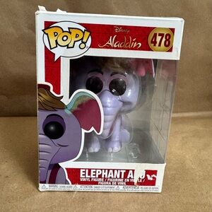 NWT Funko Pop Aladdin Elephant Abu (478)